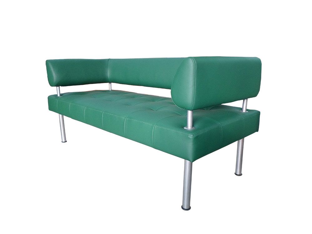 Диван ПРЕМ'ЄРА ТЕТРА 7, з підлокітниками, бірюзовий, 1560х680х730 мм.